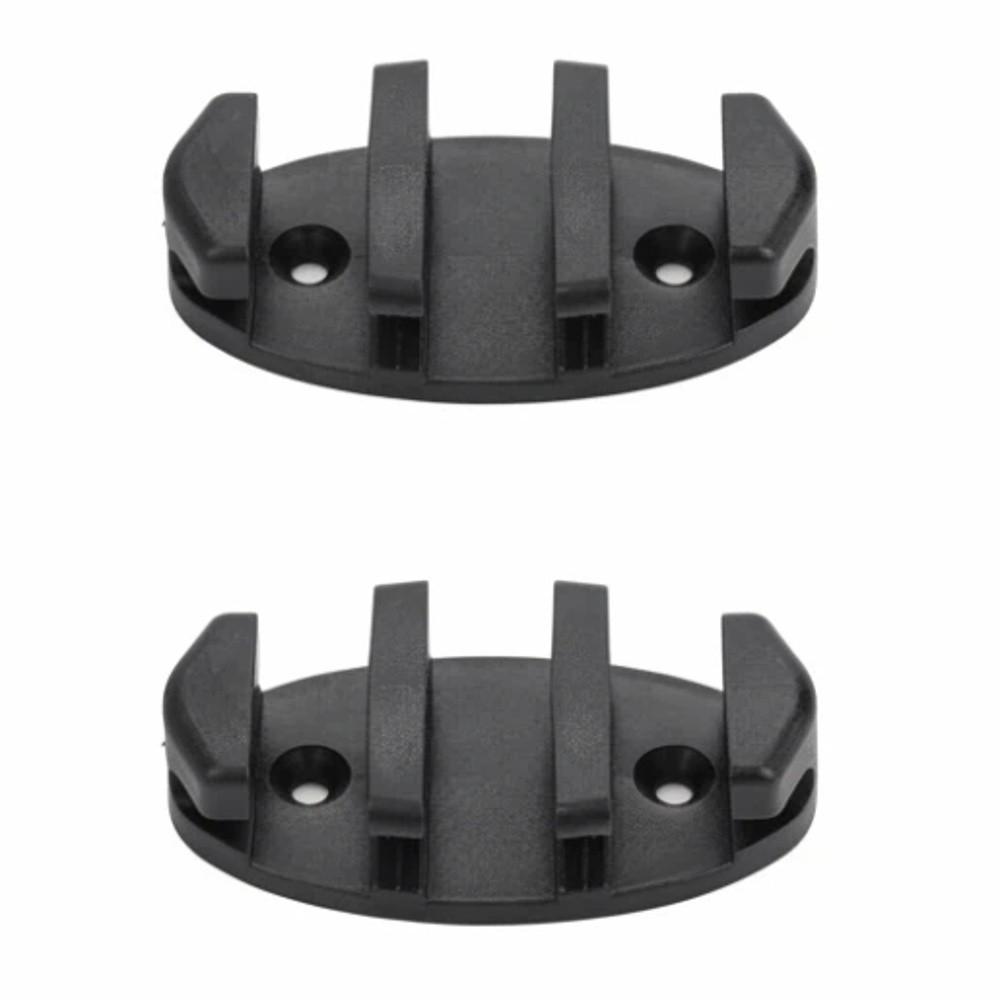 2pcs 87mm Size Zig Zag Anchor Cleat Durable Nylon Marine Fishing Boat Cleat Canoe Cleat  Canoe Use