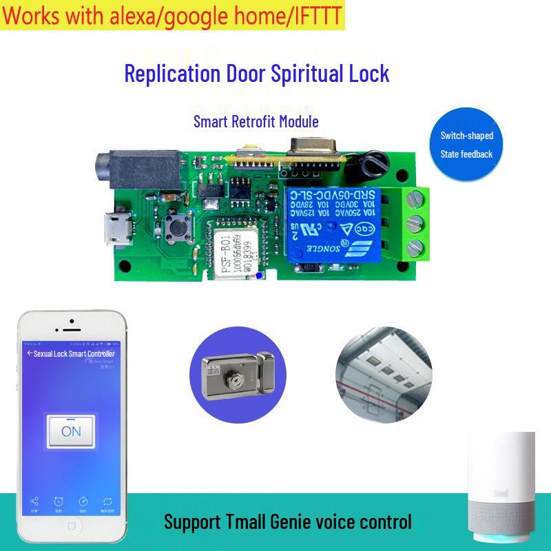 YiWeiLian WiFi Smart Door Controller with Alexa Compatibility Standard Size