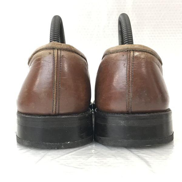Vintage 60er-70er Friedman Leder Penny Loafer Größe 8.5 26.5 Braun Business Service Schuhe(GEBRAUCHT)