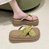 8CM NEW Heels Wedge Slides Sandals Women Casual Outdoor Slippers Female Summer Non Slip Beach Slipper Walking Chunky Shoes Woman