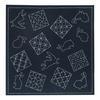Olympus Thread Sashiko Kit Multi-Cloth Rabbit and Traditional Pattern SK314
