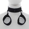 Collar Hand Restraint Slave Game Handcuffs Neck Collar Fetish Bondage Sex Toys Neck Cuff Couple Flirting SM Bondage Sextoy Shop