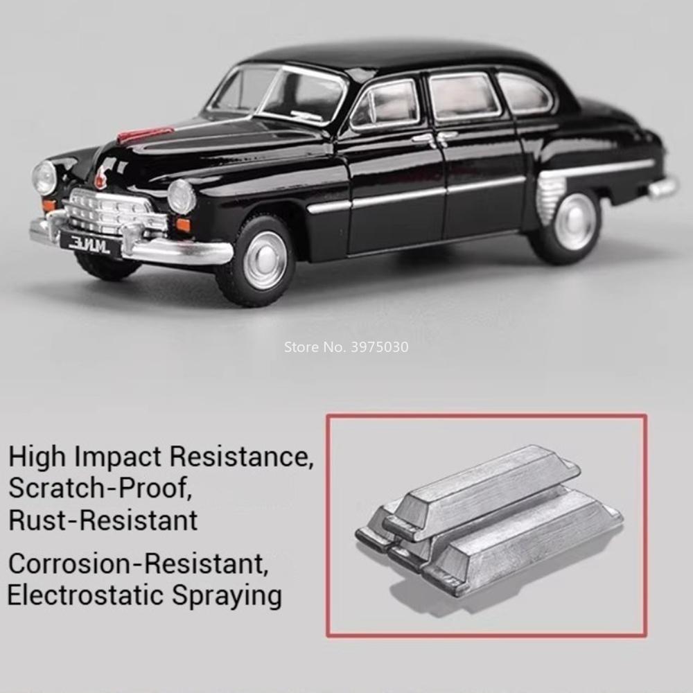 1:64 LADA 2105 2101 GAZ-12 ZIM ZIS-110 Model Cars Toy Alloy Diecast Wheel Shock Absorption Miniature Vehicle Child Perfect Gifts