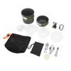 Camping Cookware Kit Portable Camp Kitchen Cooking Utensil Set Outdoor Cooking Grilling Utensil Organizer Travel Set