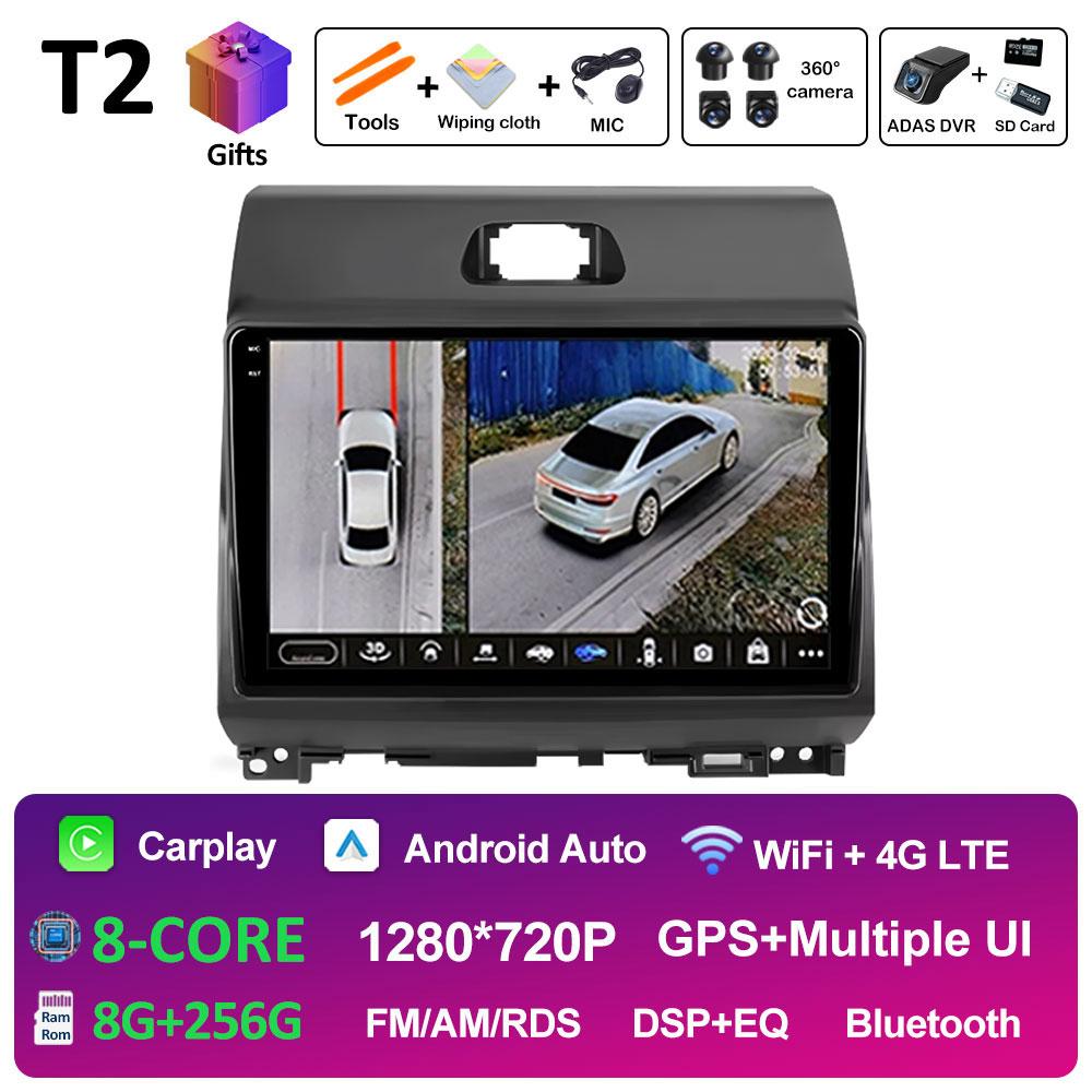 9 Inch Car Radio For KIA Ray 2011 2012 2013 2014 - 2017 Video Player Wireless Carplay GPS Navigation Cooling Fan Auto Tools WIFI