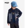 Mqd Children's Clothing Boys' Denim Shirt Jacket Spring and Autumn Style Baby Kidsren's Denim Color-Blocking Shirt Jacket