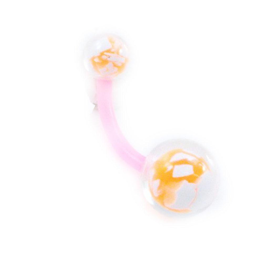 Les Trésors De Lily [I9482] - Body Piercing 'Coloriage' orange