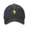 Hot Sale Unisex Fashion Cap Classic Yellow Lightning Baseball Caps For Unisex Women High Quality Golf Sports Hat