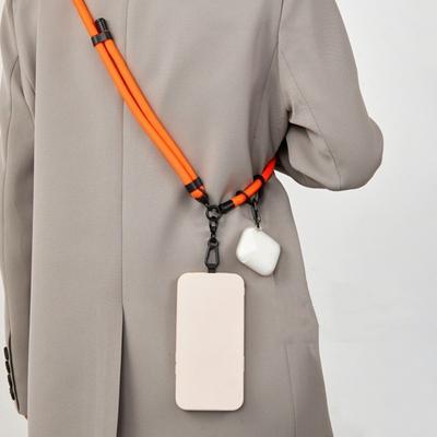 Hanging Headphones Crossbody Phone Strap 10MM Phone Neck Straps Mobile Phone Lanyard  Lanyard Patch