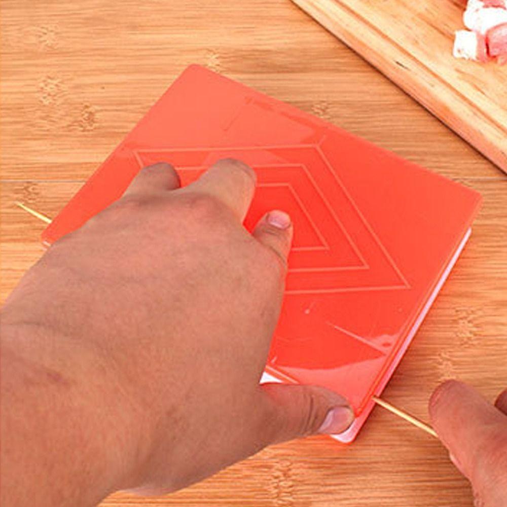 4 Row BBQ Kebab Maker Plastic Barbecue Stringer Skewer Machine Outdoor BBQ Gadget