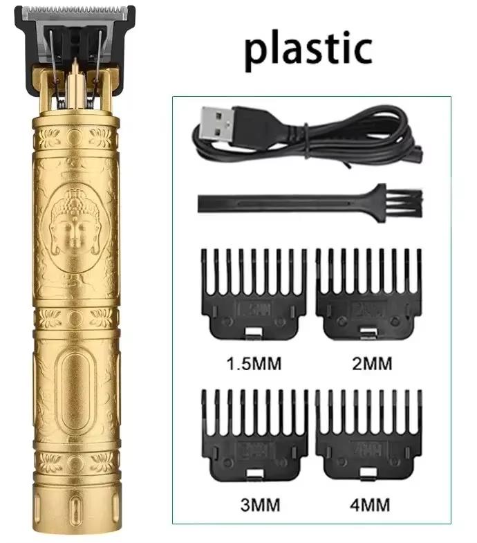 Vintage T9 elektrische Haarschneidemaschine Haarschneidemaschine professionelle Männer Rasierer wiederaufladbare Friseur Trimmer für Männer Dragon Buddha