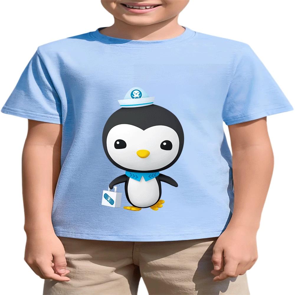 2026 Octonauts Children's Fashion T-Shirt Boys and Girls Cartoon Print Summer Hot Sale