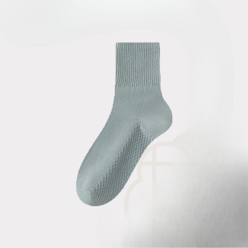 

Мужские носки до середины икры из чистого хлопка, подошва с массажным эффектом, влагопоглощающие и устойчивые к запаху носки, хлопковые носки для осени и зимы, черные длинные носки 1 pair синий