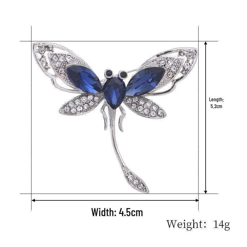 Elegant Luxury Brooch: Versatile and Exquisite Pin for Suit Jackets - Japanese and Korean Inspired Design
