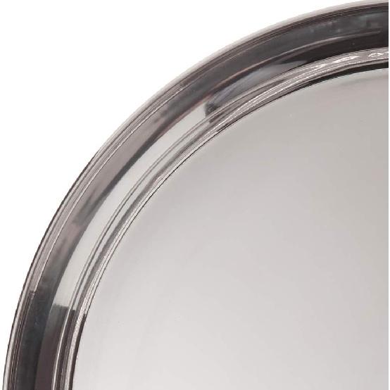 Libertyware Круглый поднос для сервировки из нержавеющей стали, 16 дюймов, серебристый