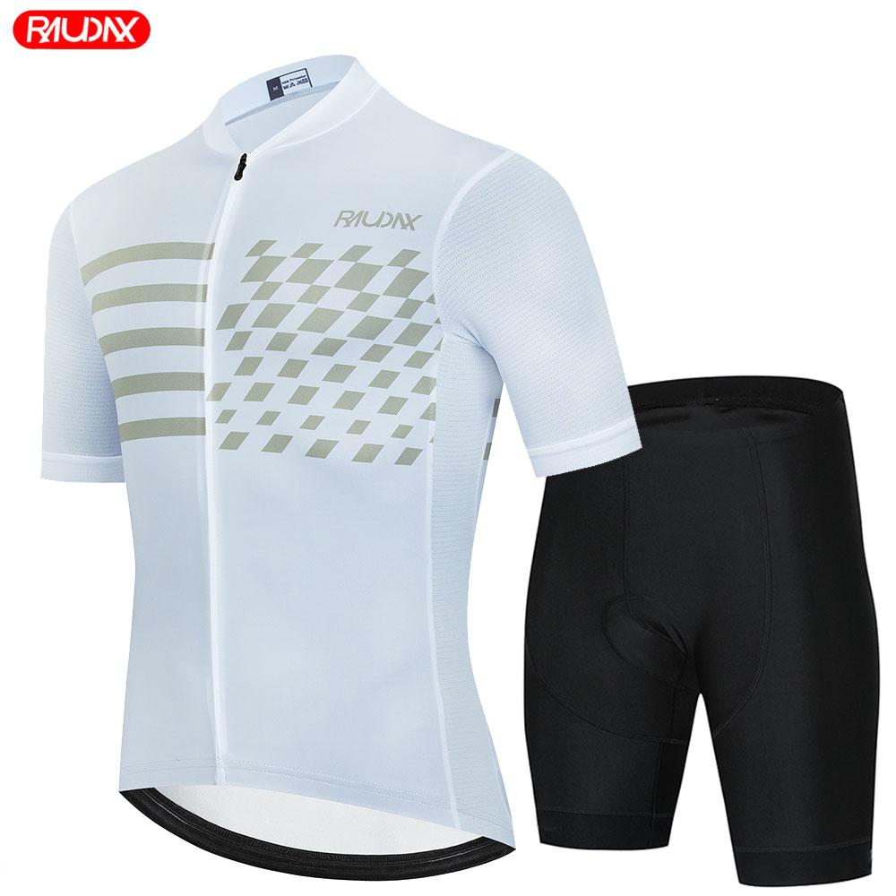 Cycling Jersey Set Men's Classic MTB Cycling Bib Shorts Kit Bike Clothes Breathable Bicycle Clothing Maillot