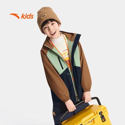 Anta Kids Polar Fleece Hooded Winter Jacket