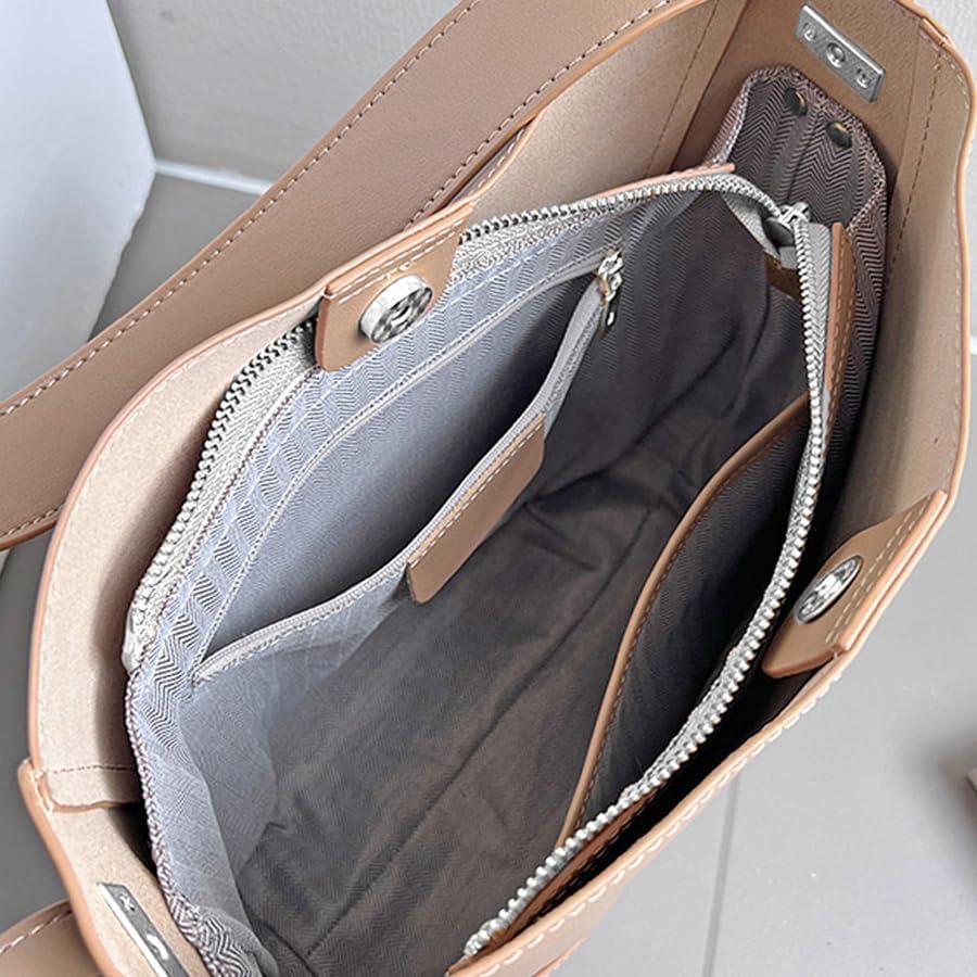 Shoulder Bag for Women, Shoulder Bag, Crossbody Bag, Simple, Commuting Bag, Bucket Bag, Stylish, Lightweight, PU Leather CC2311