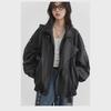 CHICVEN "Roaming In Autumn" Retro Stand Collar PU Leather Motorcycle Jacket