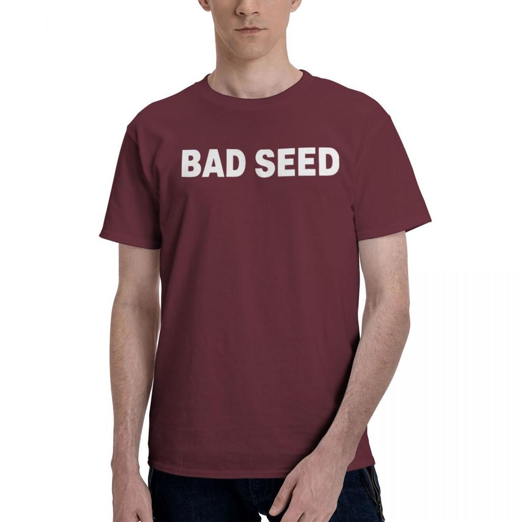Bad Seed Band 100 Cotton Casual Breathable Confortable Men Top Funny Mens TShirts Mens Shirt