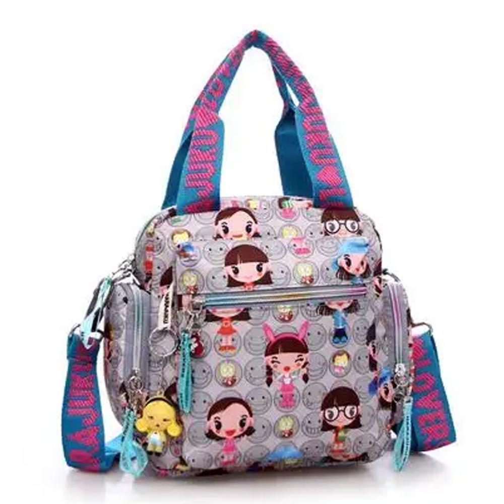 Geantă de umăr pentru femeie nouă, culoare bomboană, 2024, geantă de cowboy, drăguță, fată, Harajuku, geantă de mână pentru copii, geantă multifuncțională din pânză Oxford