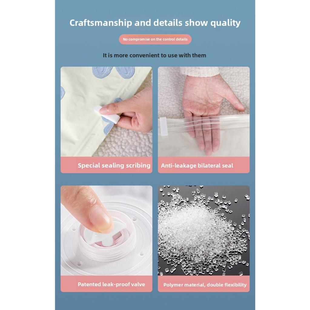 Daisy Style Vacuum Storage Bag, Space Saving Storage Bag, Sealed Bag, Saving 80% of Space, Practical Large Capacity Home Storage Bag