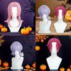 NEW Kpop Demon Hunters Wig Rumi Mira Zoey Saja Boys Baby Wig Men Women Synthetic Hair Free Wig Cap Cosplay Halloween Party Props