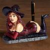 2025 Halloween Funny Witch Pen Holder Fun Witch Pen Holder Office Decoration Halloween And Christmas Gifts Ornament Toy