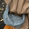 Large-capacity women's bags autumn new suede dumpling bags to work commuter bags fashionable and simple shoulder bags