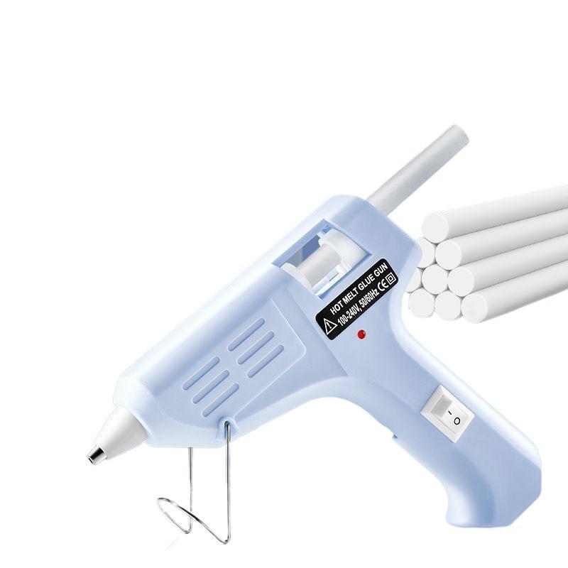 Mini Hot Melt Glue Gun with 7mm Strong Glue Sticks for DIY Crafting & Student Projects
