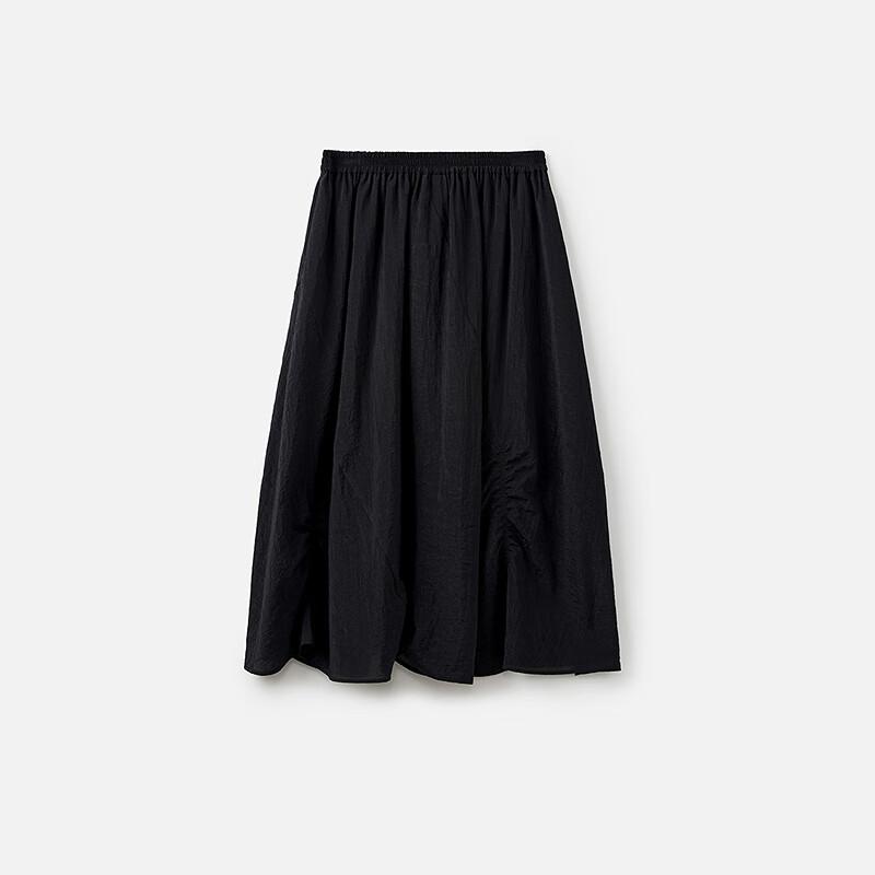 broadcast Women's Elegant A-Line Pleated Midi Skirt