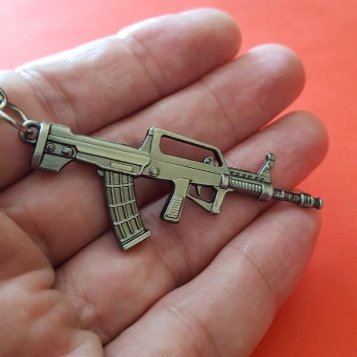 Pistolet d'arme porte-clés pistolet en métal 3d