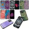 For Motorola Moto G54 G05 G24 G55 G75 G85 G15 G86 Power Edge 50 30 Fusion Neo Pro Case Floral Paisley Texture Flower Mandala