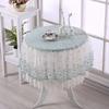 New Universal Lace Round Tablecloth Household Full Package Circular Coffee Table Cover Circular Minimalist Lace Tablecloth Mat
