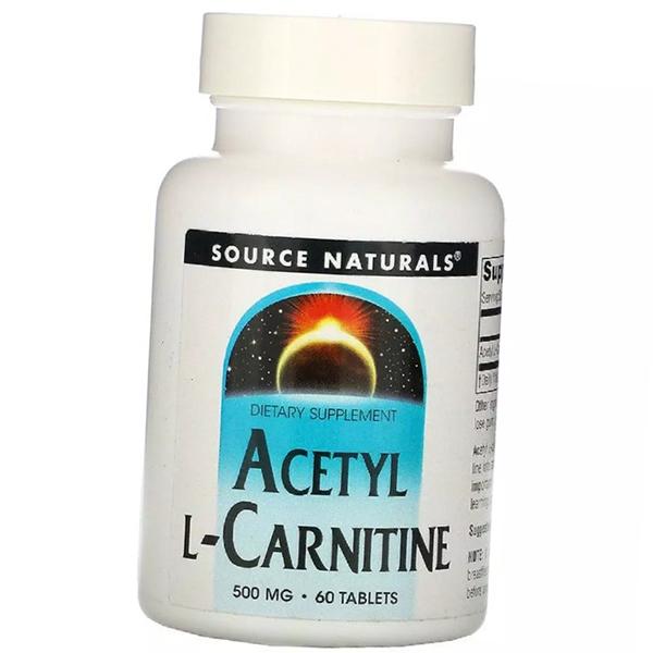 

Acetyl L-Carnitine 500, Source Naturals 60 tabs (72355042) 60tab