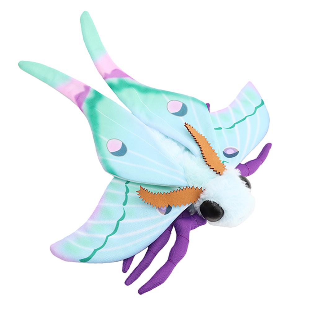 30cm Carini Insetti Bombo Moth Peluche Giocattoli Fedeltà Luna Moth Peluche Insetto Realistico Luna Moth Peluche Kawaii Giocattoli per Bambini