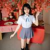 Virtual Vtuber Shigure Ui Cosplay Costume, Anime Comic Con Streamer Roleplay Outfit