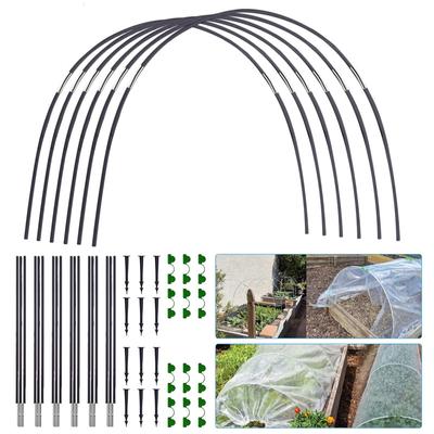 18/30 Adet Set Sera Çemberler Seti Bahçe Tesisi Çember Büyüme Tüneli Destek Bahçe Katlanır Fiber Çubuk