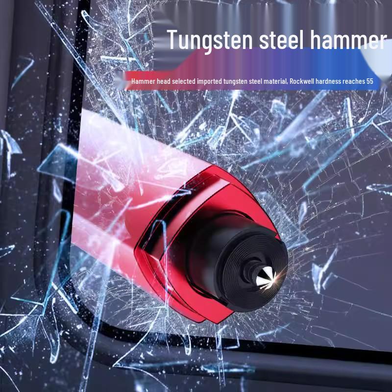 Neukundenrabatt: Tragbarer Multifunktionaler Auto-Sicherheitshammer & Gurtschneider