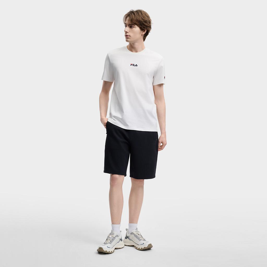FILA Original Classic Crew Neck Short Sleeve T-Shirt Men tops F51M629103F-WT