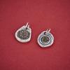 S925 Sterling Silver Lotus Pendant with Eight Auspicious Wheels Charm for DIY Bracelet or Necklace