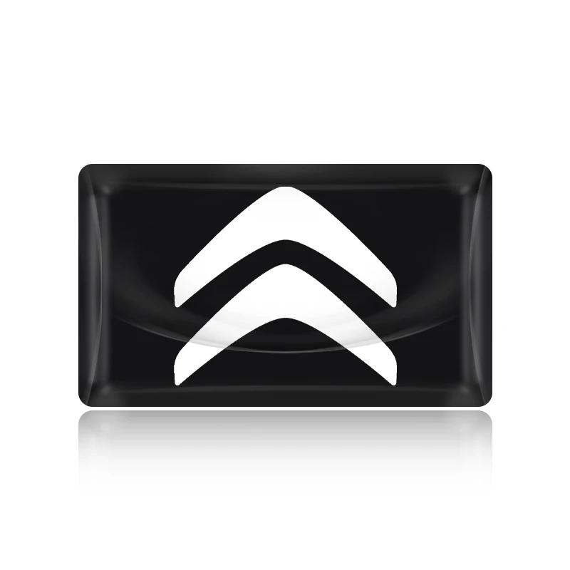 

2/5/10Pcs Carbon Fiber Steering Wheel Car Logo Emblem 3D Stickers For Citroen C1 C2 C3 C4 C5 C6 C8 C4L DS3 DS5 Car Accessories