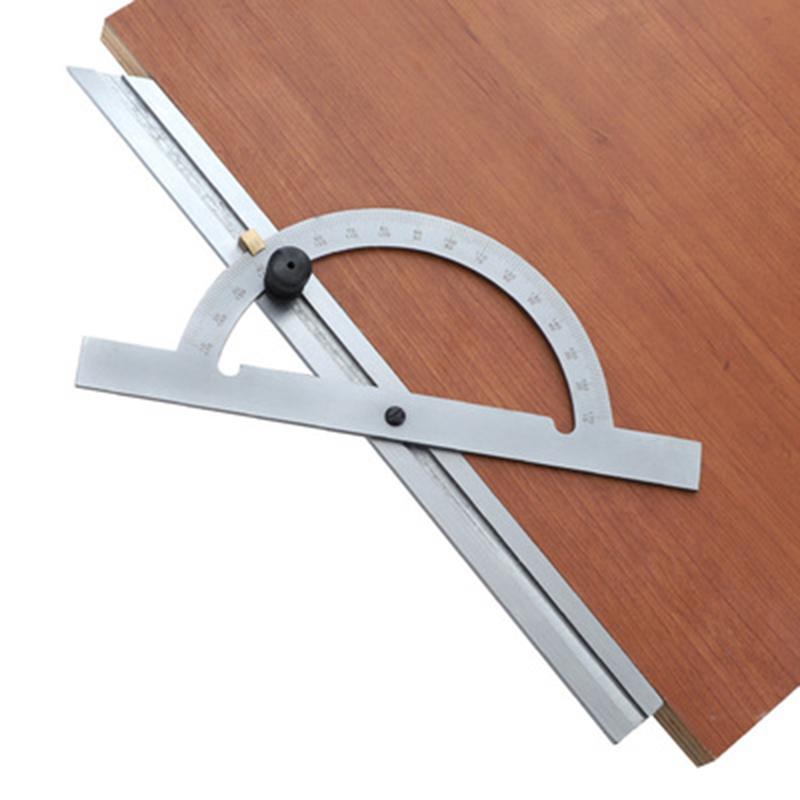 Justerbart vinkelmått i rostfritt stål 10-170 ° Vinkelmätare Verktyg Måttband i rostfritt stål Mätverktyg