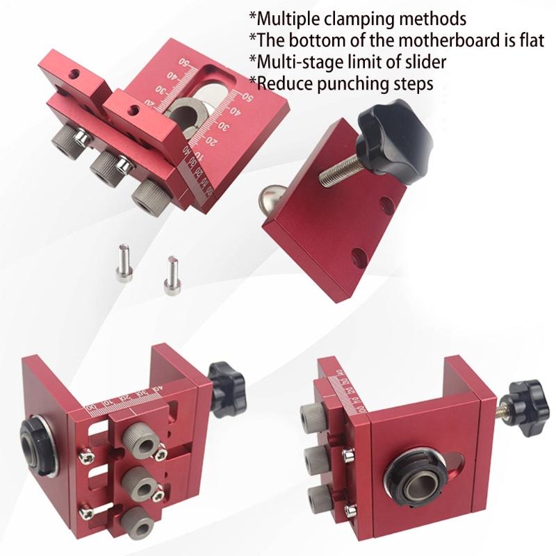 Hinge Hole Drilling Guide Hinge Hole Locator Hole Puncher Locator Accessory Woodworking Positioner Locator Tool Drilling