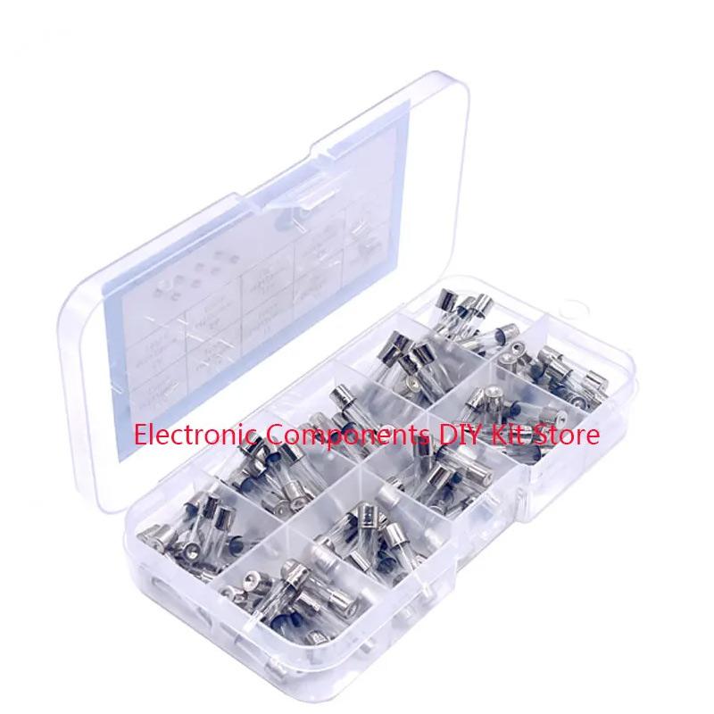 100/72pcs Car Fast-blow Glass Fuses Car Glass Tube Fuses 0.2-20A 0.5-30A Assorted Kit for Car Light Inflator vacuum Cleaner Fuses4