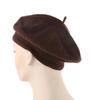 Women Girl Solid Color Warm Winter Beret French Artist Beanie Hat Ski Cap