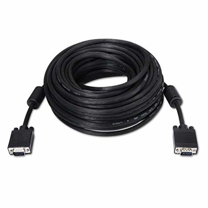 Câble SVGA - AISENS - A113 - 25 m - Double blindé - Ferrite - HDB15 mâle