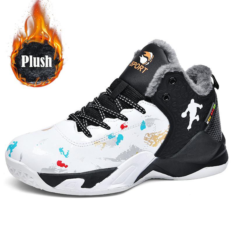 Scarpe da Ginnastica Calde Invernali da Uomo Scarpe da Basket da Donna Scarpe Sportive Comode Scarpe da Corsa Pelose Scarpe da Coppia Tenis Scarpe da Passeggio