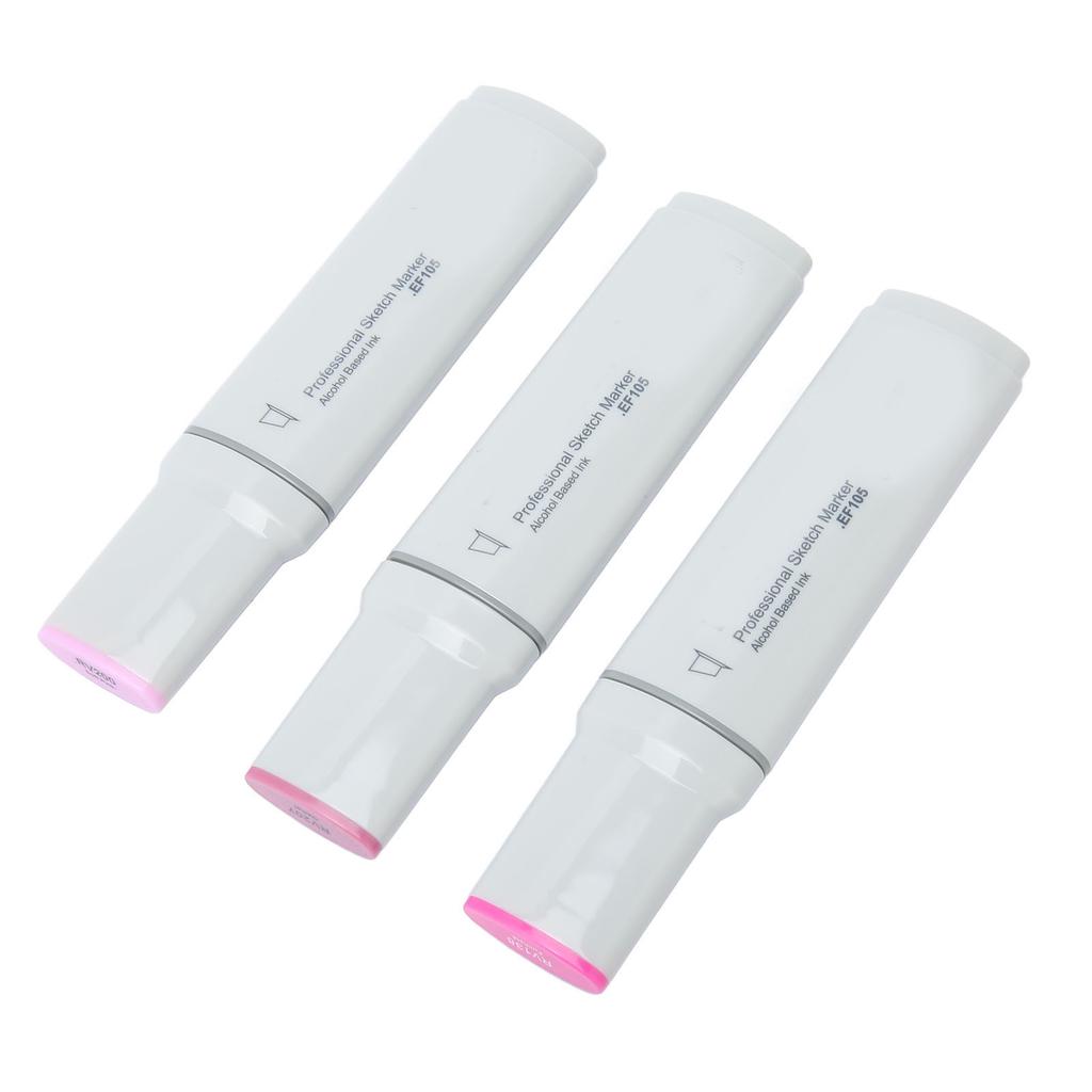 Set di 3 pennarelli Jumbo Professionali Grandi Larghi HD Pittura a Essiccazione Rapida Pennarello Set per Pittura Disegno