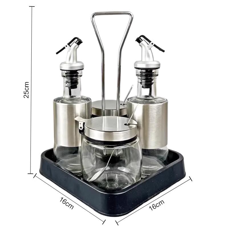 Yunshuang Commercial Seasoning Set with 3-Layer Stand